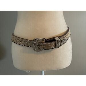 Kids XL 2in wide rhinestone belt
